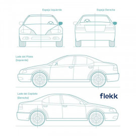 Cuarto Reflejante Trasero Derecho Chevrolet Beat 2018 2019 2020