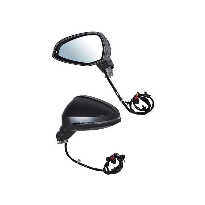 Espejo audi a4 17-20 elect p/pint c/direcc c/desemp c/ sens warning izq