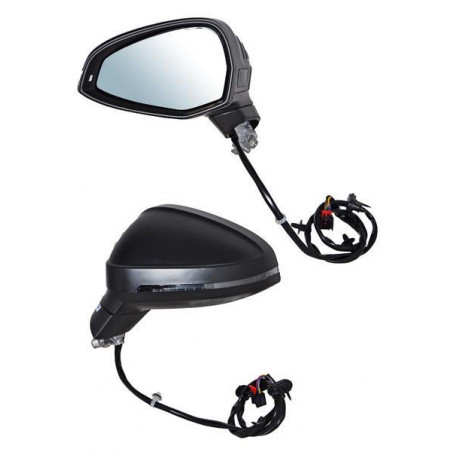 Espejo audi a4 17-20 elect p/pint c/direcc c/desemp c/ sens warning izq