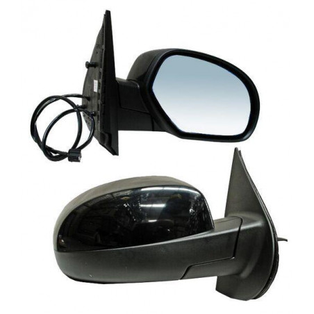 Espejo chev pu 07-13 / suburban 06-10 elect negro liso xfe/ wt/ hybrid/ platinum/ ltz/ base/ ls/ lt/ z71/ denali/ sl/ sle/ slt der