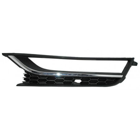Parrilla passat 12-15 p/faro niebla c/mold cromada panal 627 izq