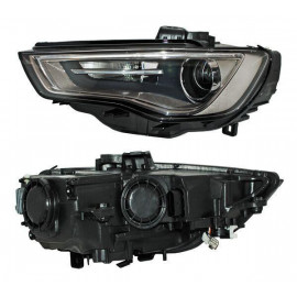 Faro audi a3 13-16 elect c/motor leds humo tyc1 izq