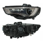 Faro audi a3 13-16 elect c/motor leds humo tyc1 izq