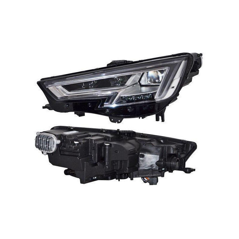 Faro audi a4 17-18 leds c/motor tyc1 q10 izq