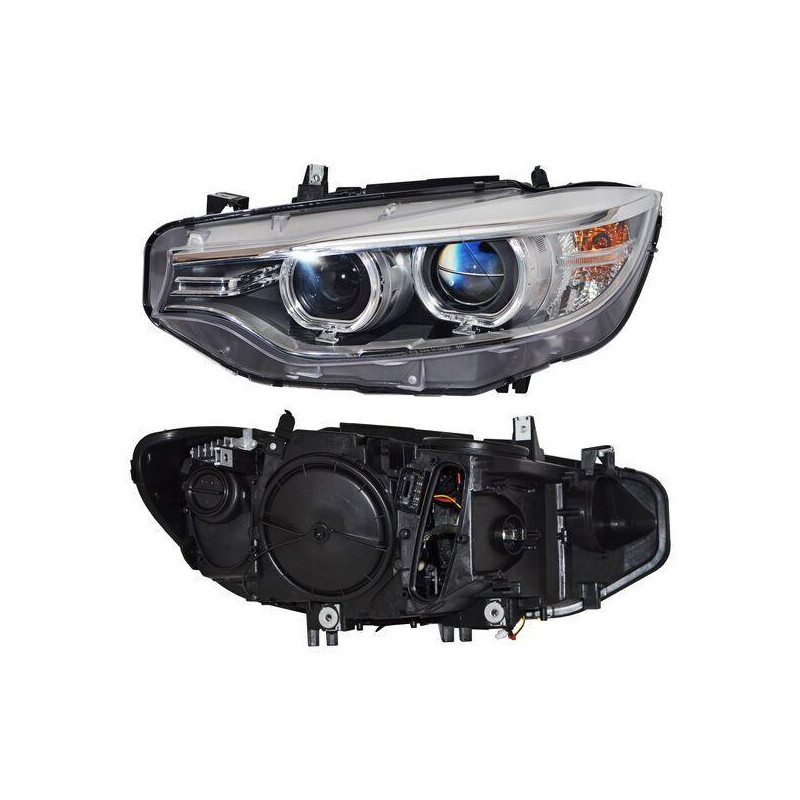 Faro bmw serie 4 14-18 p/xenon c/motor tyc izq