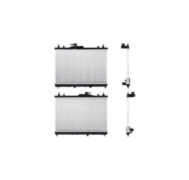 Radiador Nissan Tiida 2007 2008 2009 2010 2011 2012 2013 2014 2015 2016 2017 2018