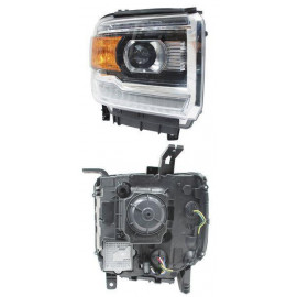 Faro gmc sierra 14-15 c/luz de dia tyc 725a der