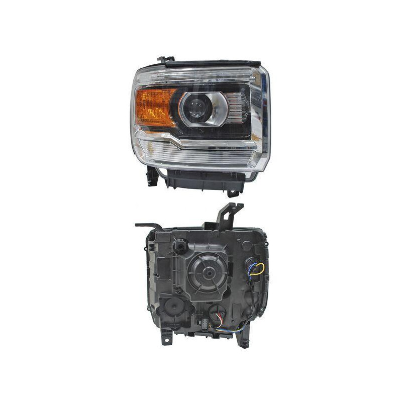 Faro gmc sierra 14-15 s/luz de dia tyc der