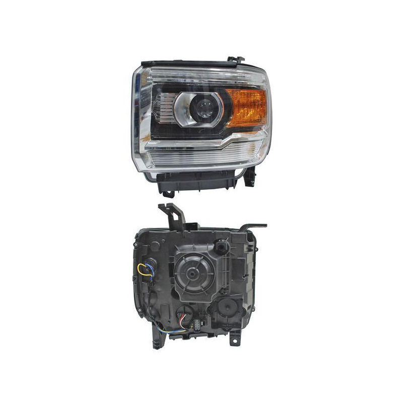 Faro gmc sierra 14-15 s/luz de dia tyc izq