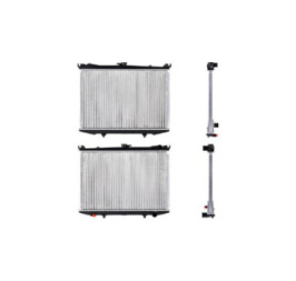 Radiador Nissan D21 1986 1987 1988 1989 1990 1991 1992 1993 1994 1995 1996 1997 1998 1999 2000 2001 2002 2003 2004