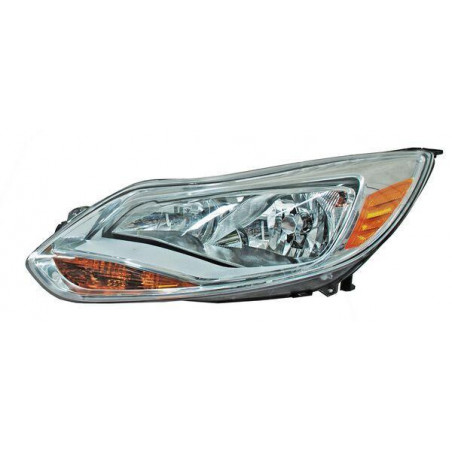 Faro focus 12-14 fondo cromado c/focos ald93 tyc izq