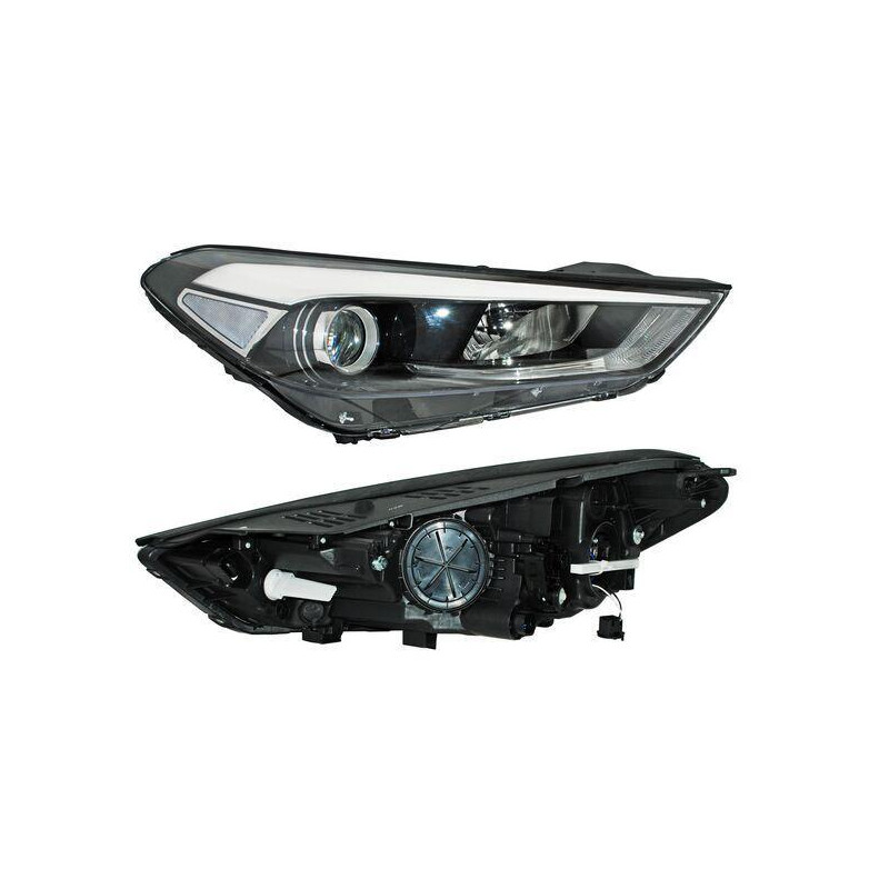 Faro tucson 16-18 elect c/motor leds tyc der