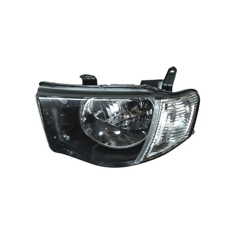 Faro mitsubishi pu l200 08-15 cuarto bco tyc izq