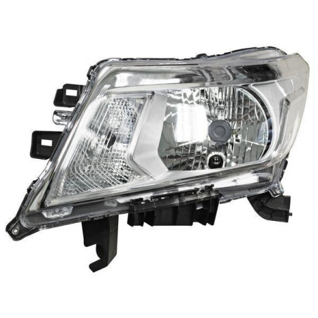 Faro nissan pu np300/ frontier 16-20 fondo cromado ald201 tyc izq 2830405