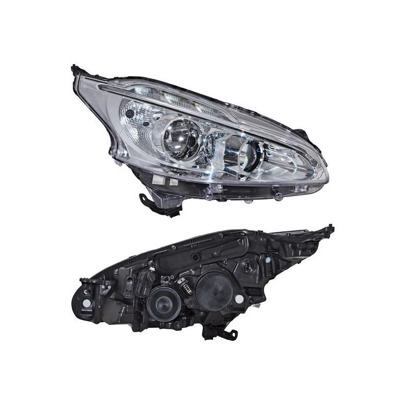 Faro peugeot 208 13-15 leds tyc der