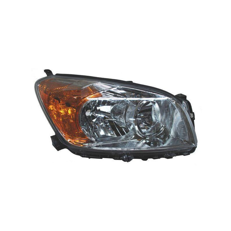 Faro rav4 09-13 fondo cromado tyc der