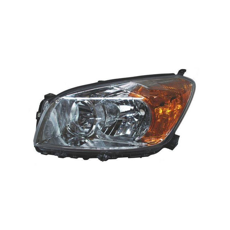 Faro rav4 09-13 fondo cromado tyc izq