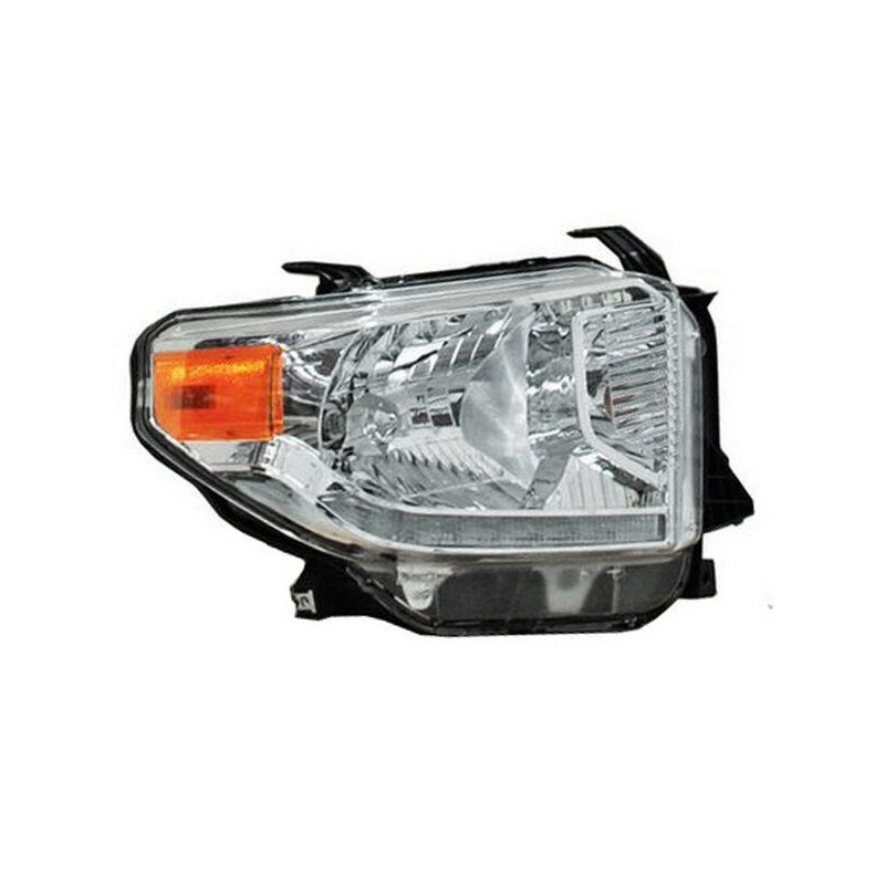 Faro tundra 14-16 fondo crom c/motor leds tyc der