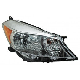 Faro yaris 12-14 5p fondo cromado tyc der