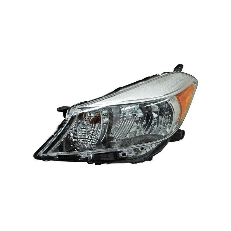 Faro yaris 12-14 5p fondo cromado tyc izq