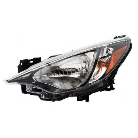 Faro yaris r 16-19 fondo cromado tyc izq