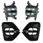 Faro niebla sportage 19-20 sxl c/parrilla s/mold leds jgo 352