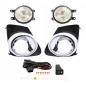 Faro niebla corolla 11-13 c/parrilla c/cromo c/leds jgo 333