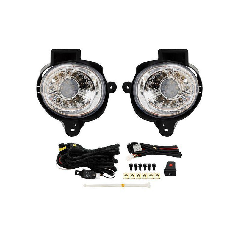 Faro niebla hilux 12-15 leds c/base jgo