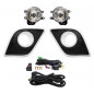 Faro niebla hilux 16-20 c/parrilla doble filo crom jgo t159