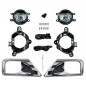 Faro niebla land cruiser 16  led c/parrilla crom jgo 352