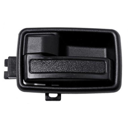 Manija int isuzu pu/ luv 83-87 negra c/base plastico izq