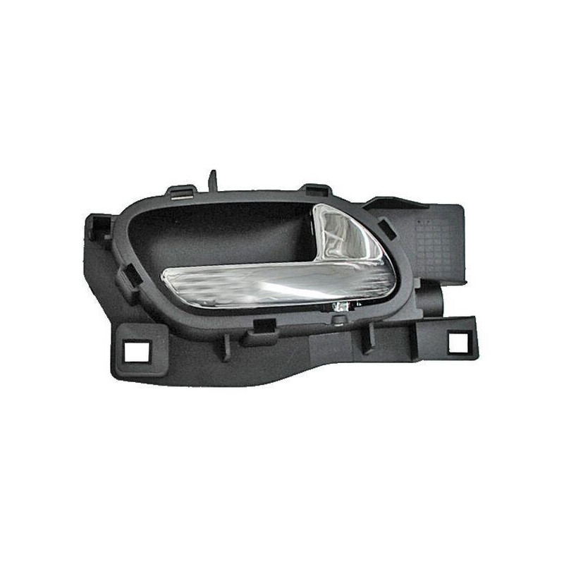 Manija int peugeot 407 06-09 negra/ cromo del/ tras plastico 2218 der