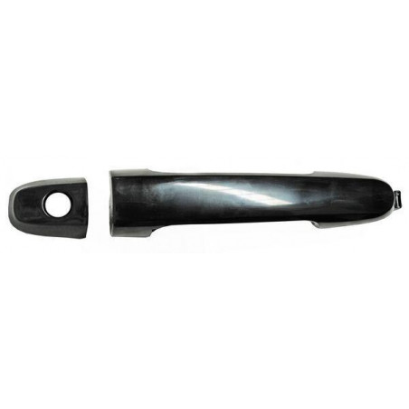 Manija ext yaris 06-10 3/ 4/ 5p/ rav4 01-11/ prius 04-08 negra c/hoyo p/llave del plastico izq