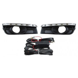 Parrilla cruze 10-14 p/faro niebla c/leds jgo 892