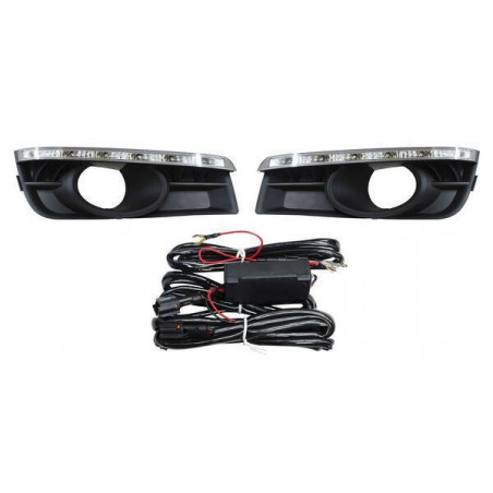 Parrilla cruze 10-14 p/faro niebla c/leds jgo 892