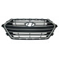 Parrilla elantra 17-18 c/mold plata