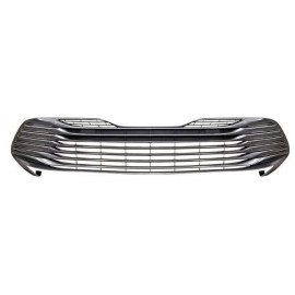 Parrilla camry 18-19 plata de def cent s/hoyo p/sens