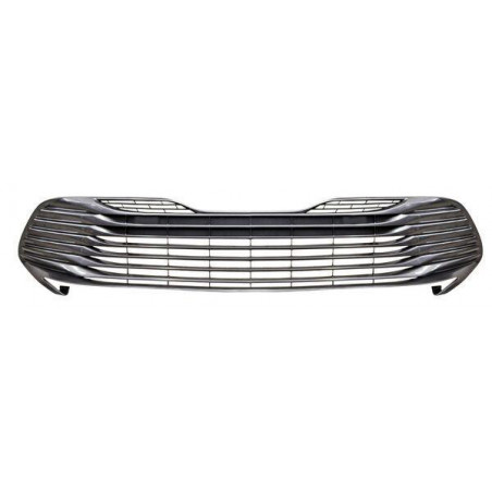 Parrilla camry 18-19 plata de def cent s/hoyo p/sens