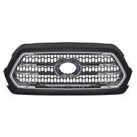 Parrilla tacoma 16-18 crom humo filo negro