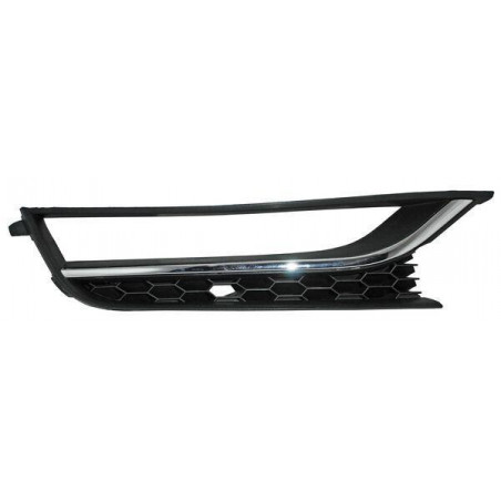 Parrilla passat 12-15 p/faro niebla c/mold cromada panal 627 der