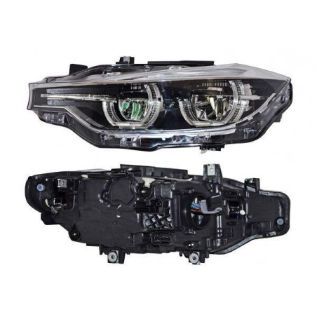 Faro bmw serie 3 16-18 leds c/motor tyc izq