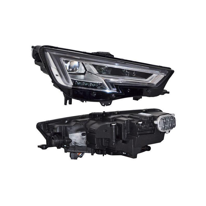 Faro audi a4 17-18 leds c/motor tyc1 q10 der