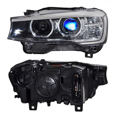 Faro bmw x3 15-17 elect c/motor leds p/xenon tyc izq