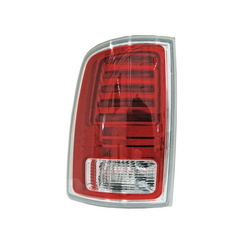 Calavera dodge pu 13-19 leds filo cromado c/arnes tyc izq