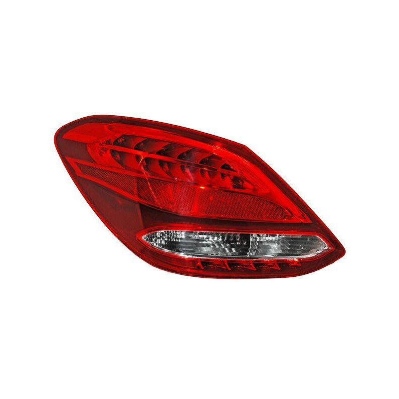 Calavera mbenz clase c 15-16 leds tyc izq