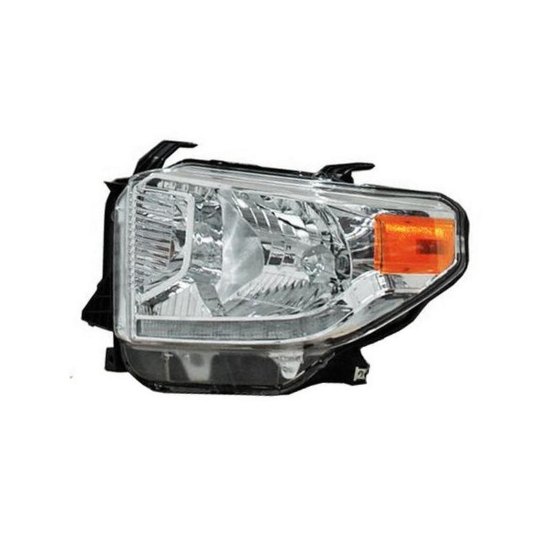 Faro tundra 14-16 fondo crom c/motor leds tyc izq