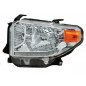 Faro tundra 14-16 fondo crom c/motor leds tyc izq