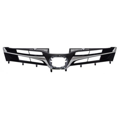 Parrilla sienna 18-20 negra c/mold crom