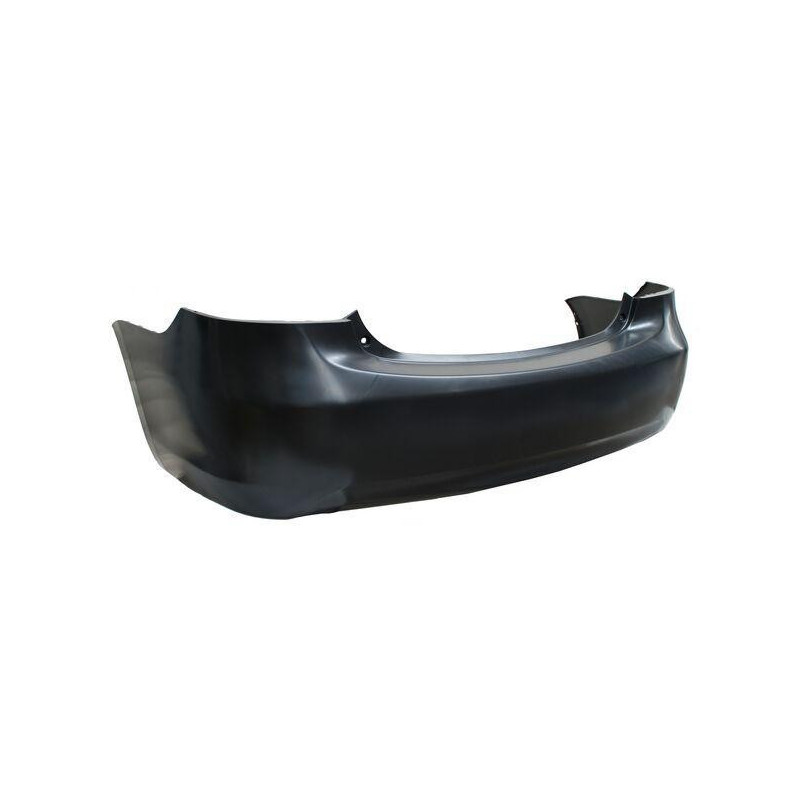 Defensas traseras, Toyota Yaris, Trasera, 2007 al 2015
