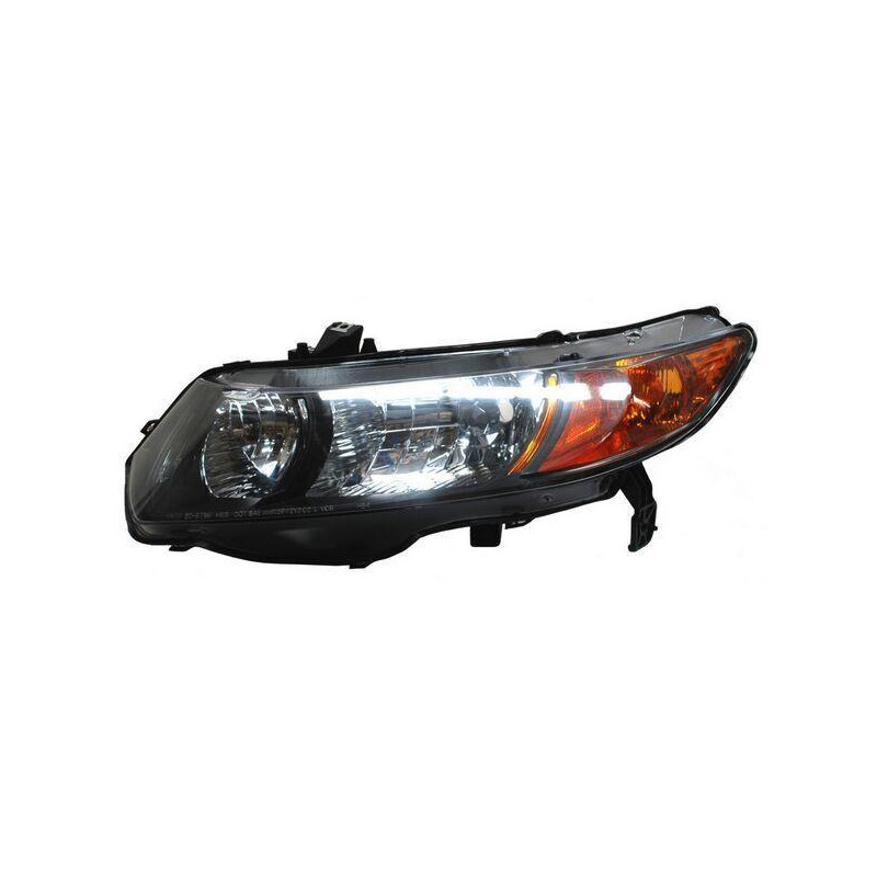 Faros, Honda Civic, Izquierda, 2006 al 2009